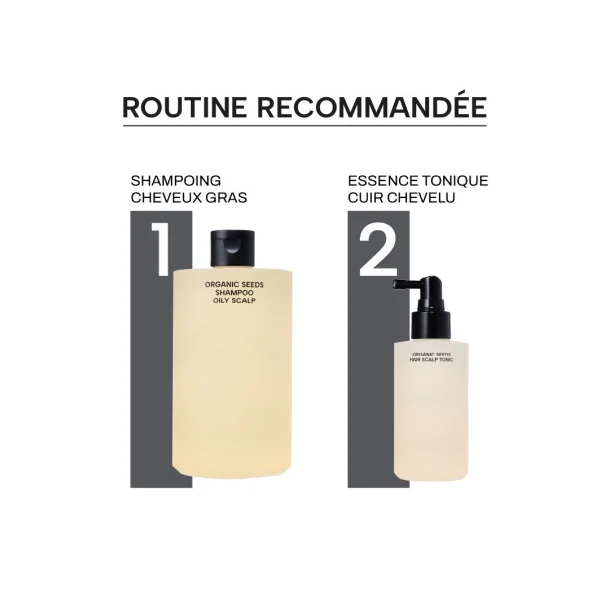 Shampoing cheveux gras - Bio & fermenté 490ml