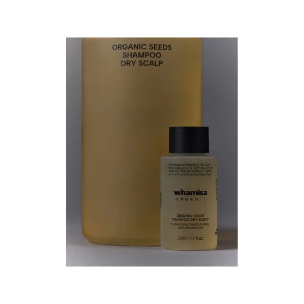 Shampoing cheveux secs aux graines bio fermentées 36 ml