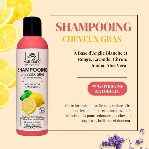 Shampooing BIO - Cheveux gras