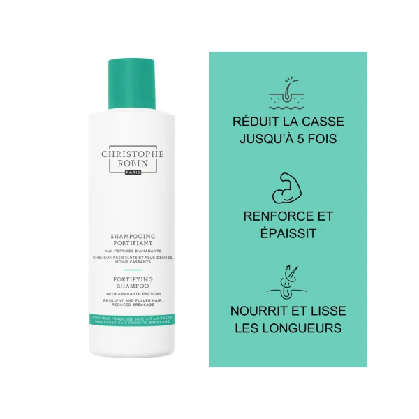 Shampooing fortifiant aux peptides d'amarante 250 ML