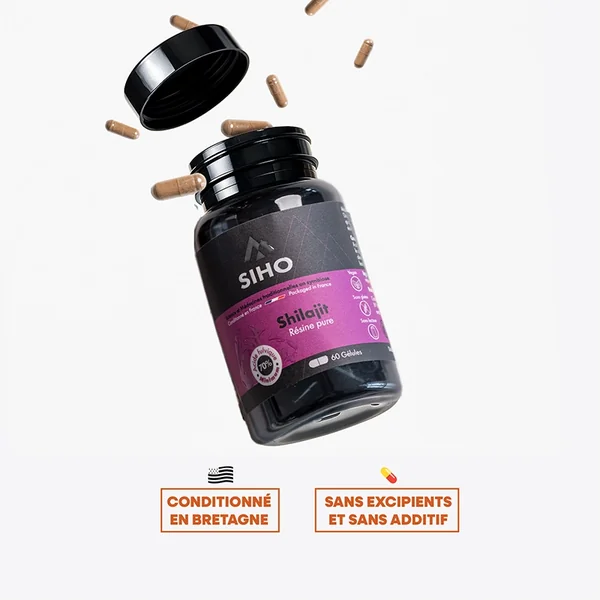 Shilajit Résine Pure (Gélules)