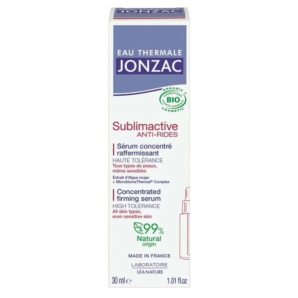 SUBLIMACTIVE - Sérum Concentré Raffermissant Bio - Visage - Tous Types de Peaux, 30ml