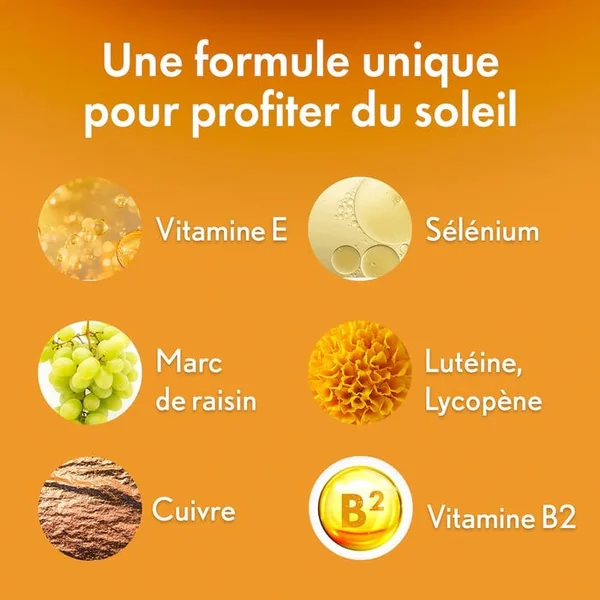 SUN EXPERT - Préparateur Solaire Peau Sensible - Programme 1 mois, 30 Capsules Végétales