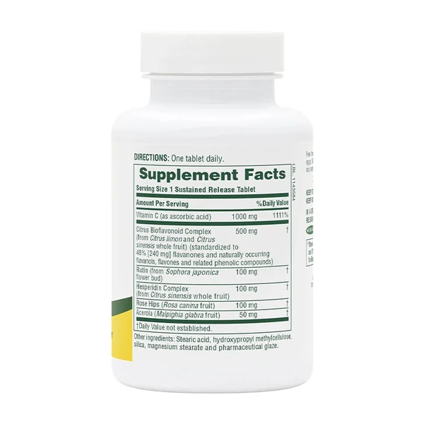 Super C Complex 1000 mg Vitamine C Libération Prolongée
