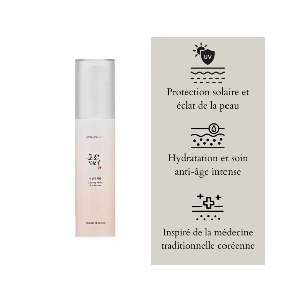 Sérum Solaire au Ginseng SPF50+ PA++++ 50ml