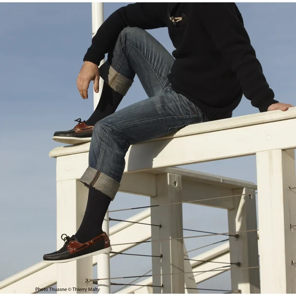 Thuasne Venoflex City Confort Coton Chaussettes de Contention Homme Classe 3