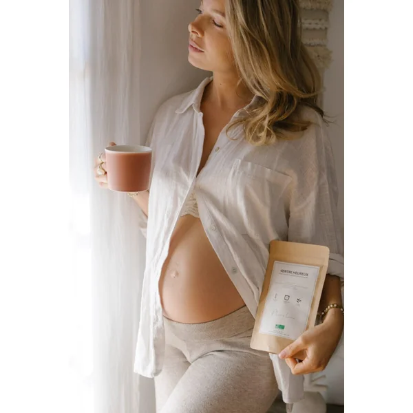 Tisane grossesse naturelle certifiée BIO - VENTRE HEUREUX