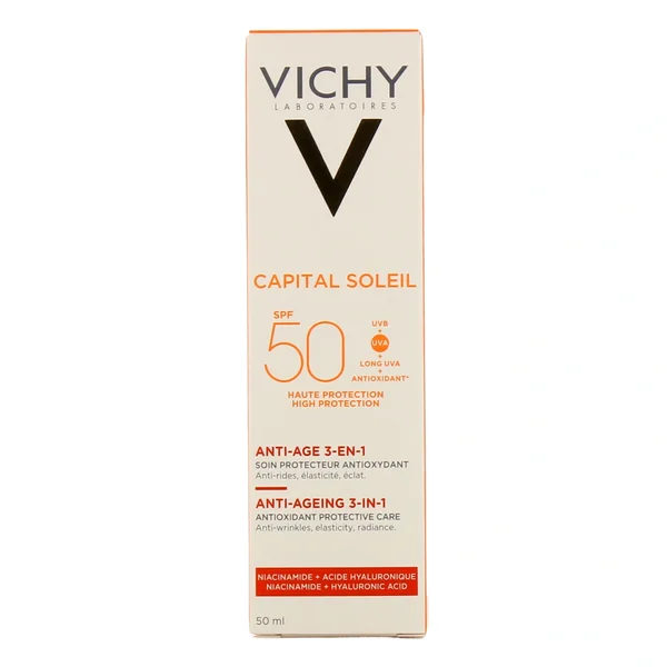 Vichy Capital Soleil Soin Antioxydant Anti-ge SPF50