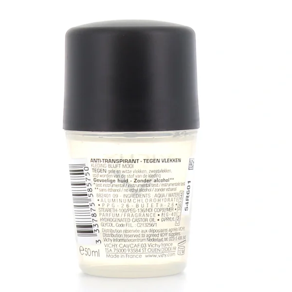 Vichy Homme Déodorant bille 48h anti-traces