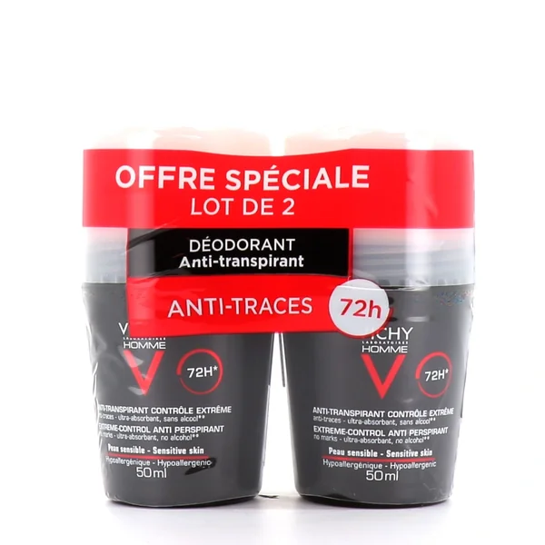 Vichy Homme Détranspirant Extreme Control 72h
