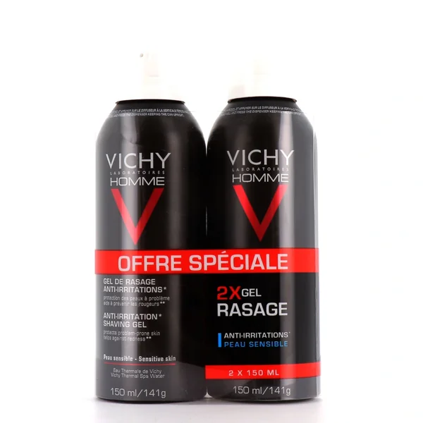 Vichy Homme Gel de rasage anti-irritations