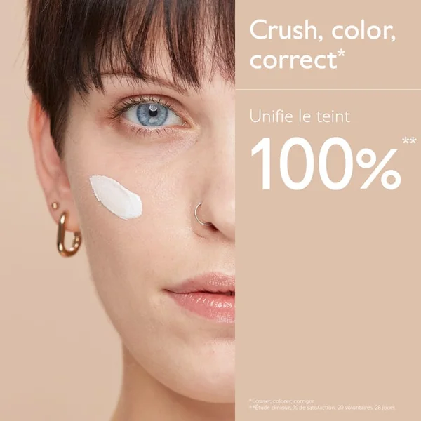VINOCRUSH - Crème Teintée - Teinte 1 - Visage - Tous Types de Peaux, 30ml