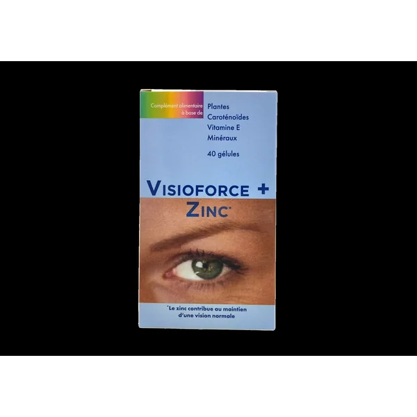 Visioforce + Zinc | complément pour la vue (Gélules)