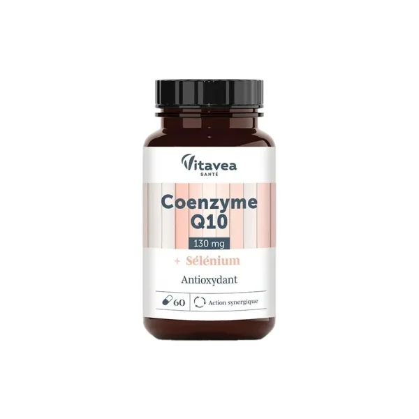 Vitavea Coenzyme Q10 130 mg + Sélénium 60 Gélules