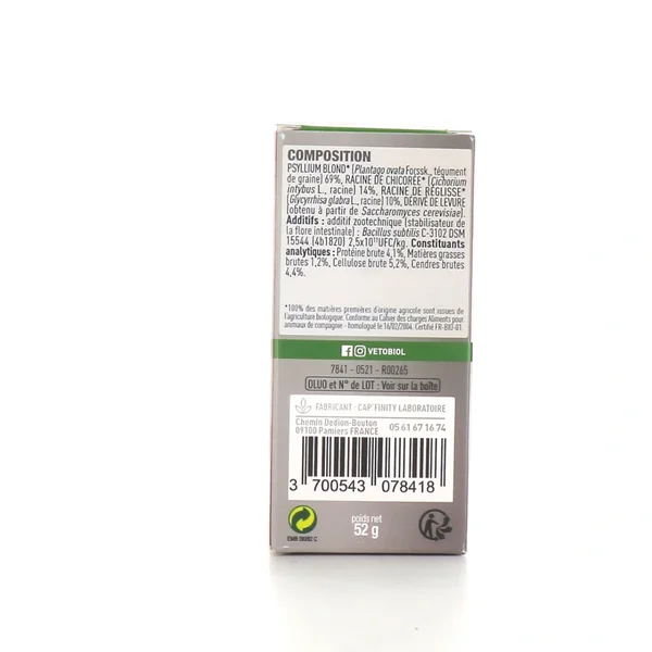 Vétobiol Bio Probiotiques Stimul'Intestin