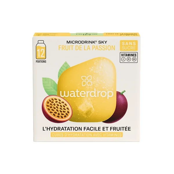 Waterdrop Microdrink 12 Portions - Goût : Fruit de la Passion