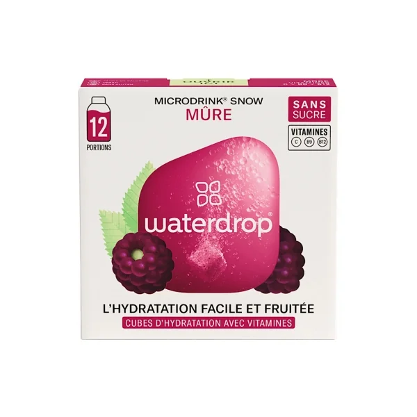 Waterdrop Microdrink 12 Portions - Goût : Mûre
