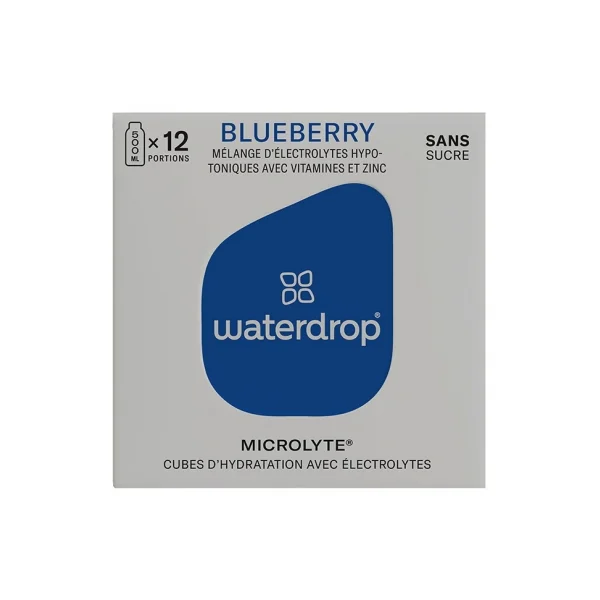 Waterdrop Microlyte 12 Portions - Goût : Blueberry