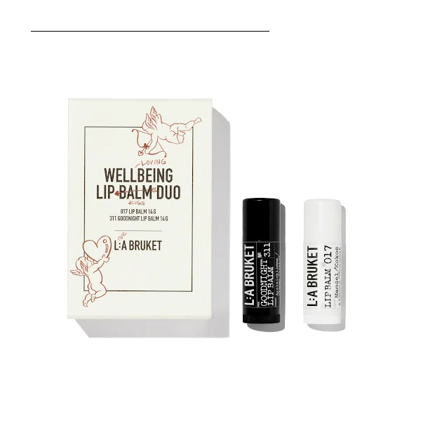 Wellbeing Lip Balm Duo Coffret Baumes à Lèvres