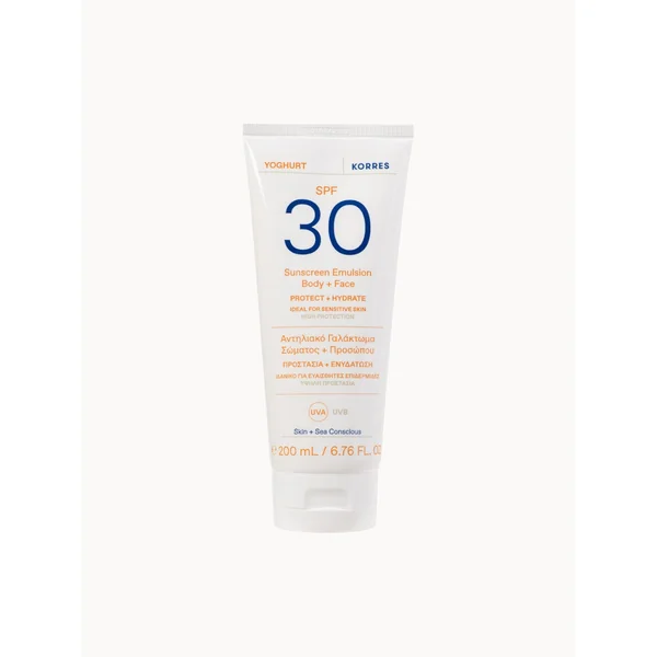 YOGHURT sun protection emulsion for body and face SPF30